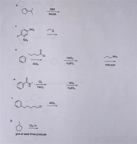 Solved B Nbs Roor C No Ro No D Nh Hno H So Aici Mild Chegg