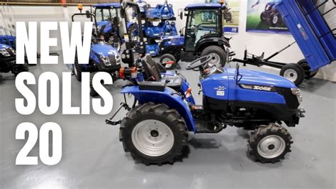 The New Solis Blacktrac Compact Tractors Youtube