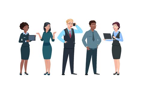 Business People Illustration Pack 5 People Illustrations Svg Png Eps Available