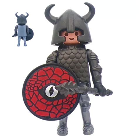 Figurine Playmobil Chevalier Avec Armure Et Cornes Eur Picclick Fr