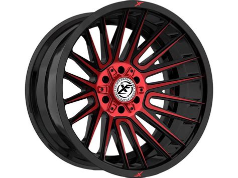 Xf Offroad Gloss Black Red Xf Wheels Realtruck