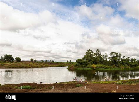 Krishna and varna river confluence, sangli, Maharashtra, India, Asia Stock Photo - Alamy