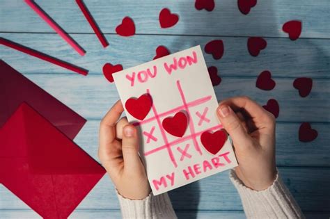 Premium Photo Valentines Day Instructions For Making Valentine Cards