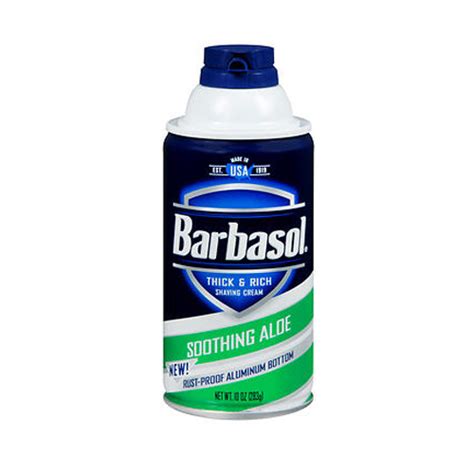Barbasol Barbasol Thick & Rich Shaving Cream Soothing Aloe| Buy Indian ...
