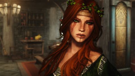 Wallpaper Long Hair Black Hair ENB Girl Lady Screenshot