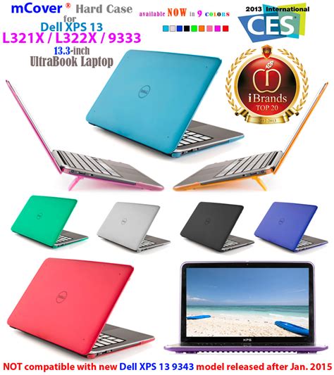 IPearl Inc Light Weight Stylish MCover Hard Shell Case For Dell XPS