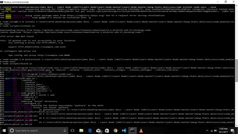 Node Js Unable To Install Node Sass In My Project Stack Overflow