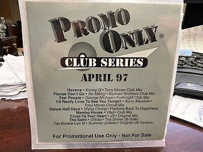 Promo Only Mainstream Club Cd April Ebay