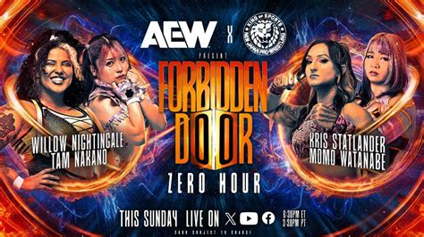 Aew X Njpw Forbidden Door Multiple Tag Team Matches Booked For Ppv