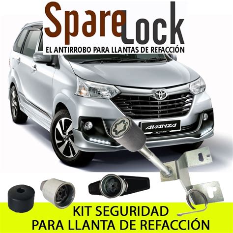 Kit Seguridad Sparelock Combo Birlos Toyota Avanza En