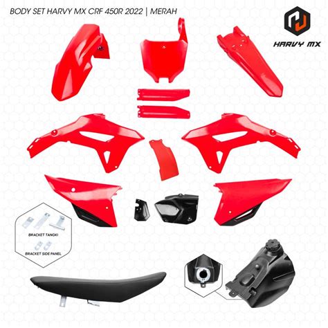 Jual Body Full Set Motor Trail Crf R Pnp Crf Hrv Harvy Mx