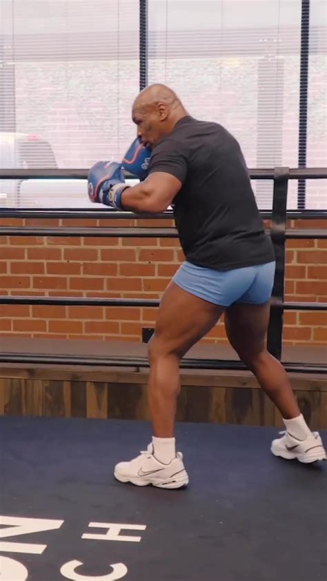 Mike Tyson Looks Ferocious On Pads In Retirement As Boxing Legend