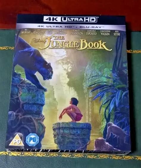 THE JUNGLE BOOK LIVE ACTION 4K ULTRA HD New Sealed 3 75 3