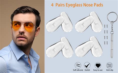 Eyeglass Nose Pads Soft Silicone Nose Pads Eyeglass Repair Kit