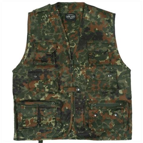 Mil Tec Fishing Vest Flecktarn