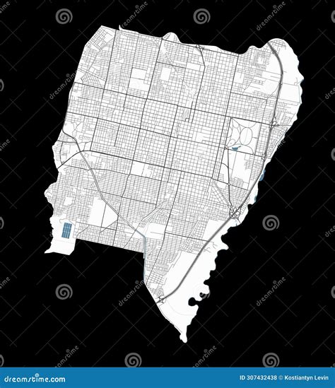 San Miguel De Tucuman Map City In Argentina Municipal Administrative