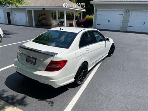 2013 Mercedes Benz C250 With 18x8 45 Enkei Raijin And 22540r18