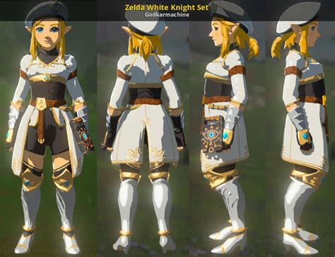 Zelda White Knight Set The Legend Of Zelda Breath Of The Wild Wiiu