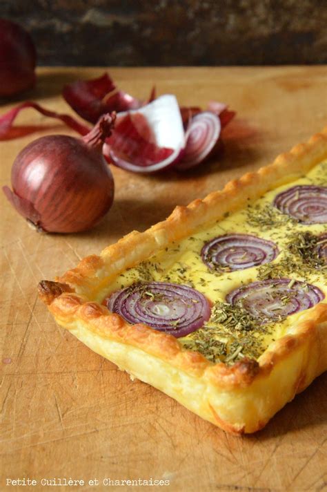 Petite Cuillère et Charentaises Tarte aux Oignons rouges et à la Ricotta