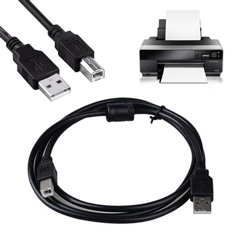 Black Printer Cable 3m Cord Usb 20 A Male To B High Speed Connector Wire T Ohby Shopee