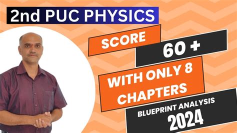 2nd PUC Physics Blueprint Analysis For Annual Exam 2024 Physics YouTube