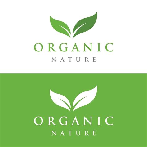 100 diseño de logotipo orgánico natural con concepto de hojaslogo para