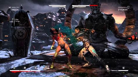 Mortal Kombat X Takeda Vs D Vorah YouTube