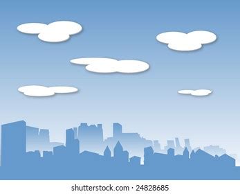 Skyline Vector Stock Vector (Royalty Free) 24828685 | Shutterstock