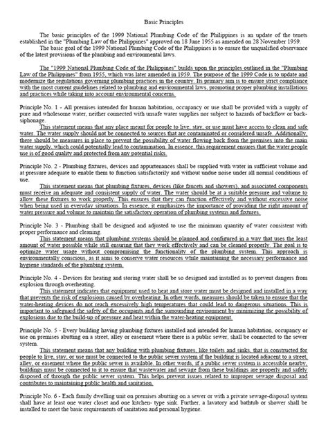 Basic Principles | PDF 