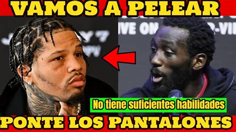 TREMENDO TERENCE CRAWFORD RETA A GERVONTA DAVIS A PELEAR EN 147 LIBRAS