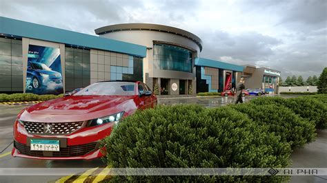 Peugeot , Renault & SsangYong service center on Behance