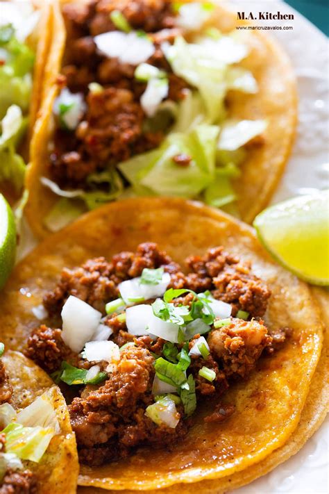 Authentic Mexican Chorizo Taco Recipe