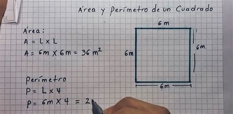 Fórmula Para El Perímetro De Un Cuadrado