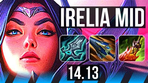 IRELIA Vs ZED MID 8 Solo Kills 1100 Games 16 4 6 EUNE Master