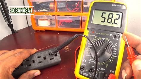 How To Identify Hot Phase Neutral And Ground Wires In Outlet Using Digital Multimeter Dt9205a