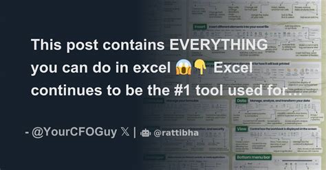 This Post Contains EVERYTHING You Can Do In Excel Excel Continues To