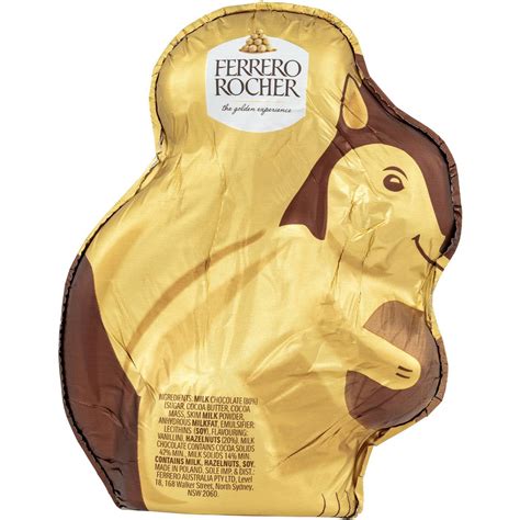 Ferrero Rocher Milk Chocolate Hazelnut Easter Squirrel 90g Woolworths