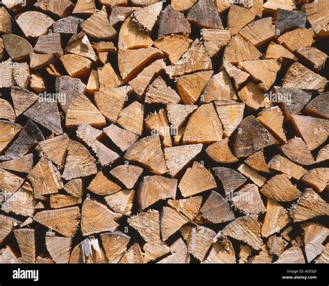 Firewood Wood Pile Stacked Triangle Hi Res Stock Photography And Images