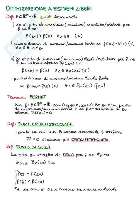 Analisi Matematica Seconda Parte