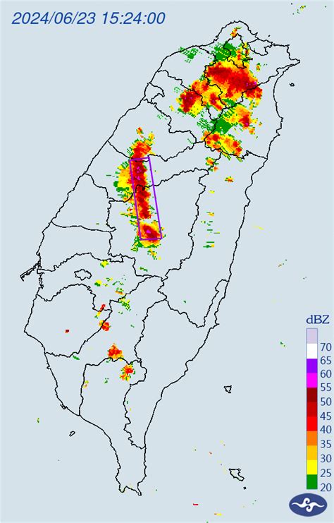 快訊 雨區擴大中苗栗南投台中雨炸到入夜 10縣市豪雨特報