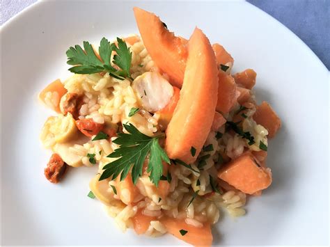 Ricetta Di Risotto Con Capesante E Melone Alberto Arienti