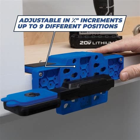 Snapklik Kreg KHI CDIJ Cabinet Door Mounting Jig For Frameless