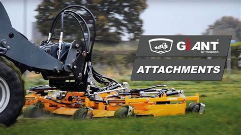 Giant Attachment For Landscaping Rotary Mowers Youtube