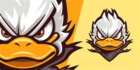 Premium Vector Angry Duck Mascot Logo Design For Sport Esport Team