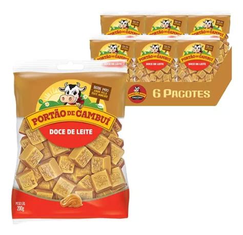 Doce De Leite Tradicional Portão Do Cambui 200g 6 Pacotes MercadoLivre