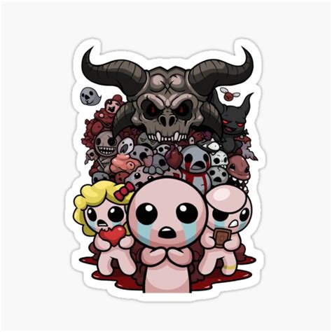 Binding Of Isaac Stickers | Redbubble