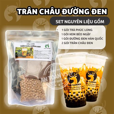 Mua Set Trà Sữa Tự Pha Trân Châu Đường Đen, Nguyên Liệu Làm Trà Sữa 25 ...