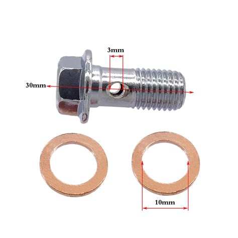 Trier De Frein En Acier Inoxydable Pour Moto Vis En Acier Chrom Boulons