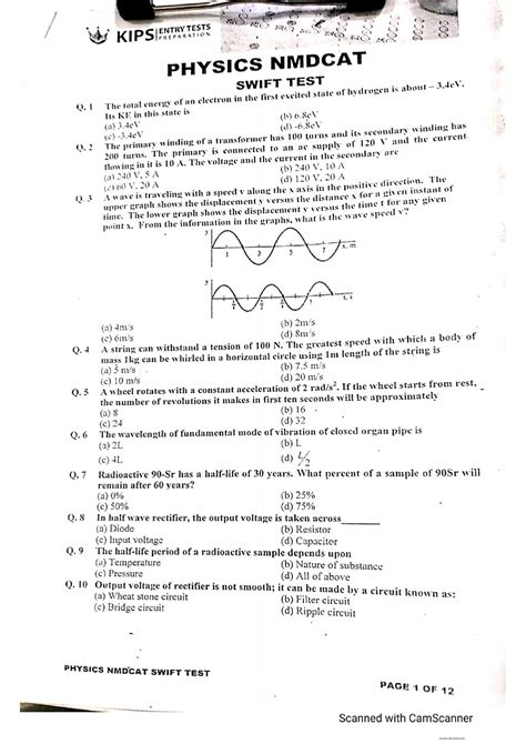 KIPS Physics Swift Final Strike Chemistry Studocu