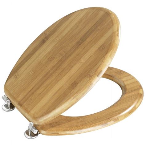 Сиденье для унитаза из бамбукового дерева, стульчак Comfort Wooden ...